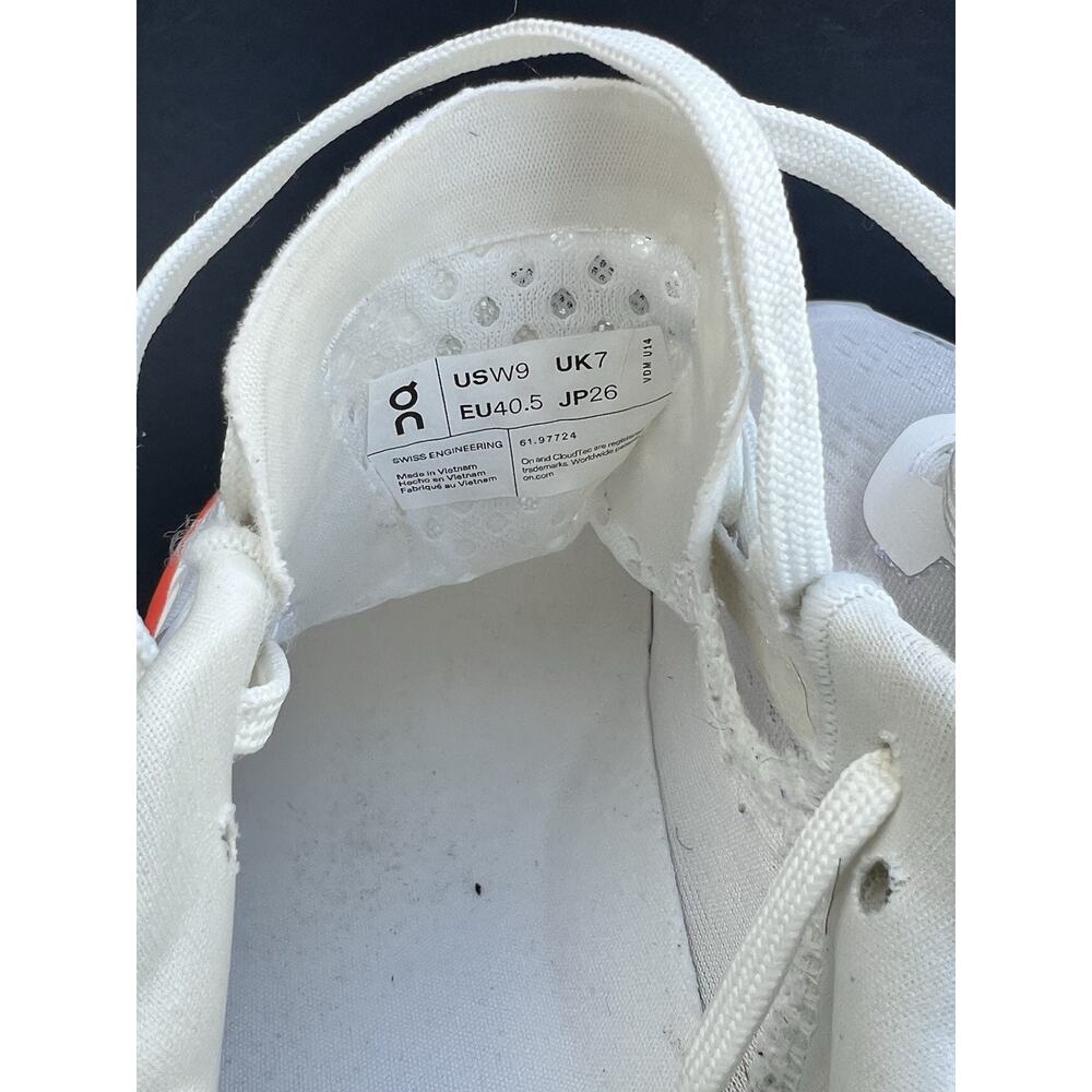 On Cloudmonster White Lightweight and Comfortable Running Shoes Women’s Size 9US - Picture 12 of 14